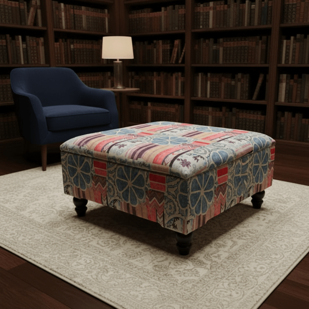 Luxury Storage Footstool Bench Clean Solid Craftsmanship - ISTOOLS
