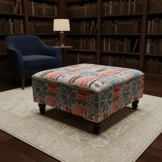 Luxury Storage Footstool Bench Clean Solid Craftsmanship - ISTOOLS