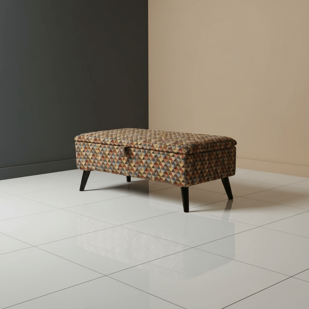 Luxury Storage Trunk for Blankets – Multi - Purpose Footstool & Seat with Hidden Storage - ISTOOLS