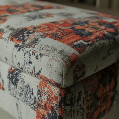 Luxury Upholstered Bench Multi - Toned Designer Finish - ISTOOLS