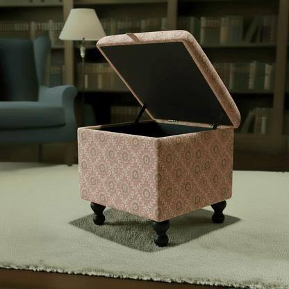 Luxury Velvet - Feel Ottoman – Designer Soft Touch Footstool with Storage UK - ISTOOLS
