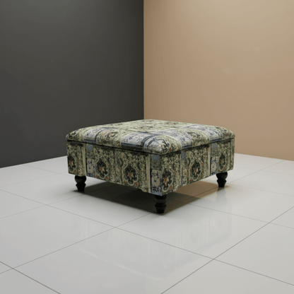 Minimalist Solid Shade Storage Bench Premium Upholstery - ISTOOLS