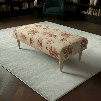 Modern Dressing Table Bench – Wide Rectangular Vanity Seat for Bedroom & Dressing Room - ISTOOLS