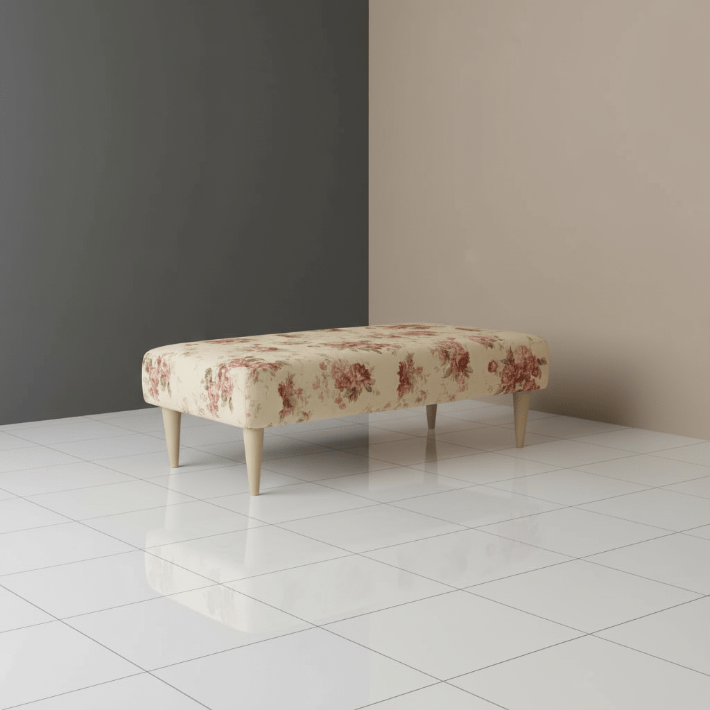 Modern Dressing Table Bench – Wide Rectangular Vanity Seat for Bedroom & Dressing Room - ISTOOLS