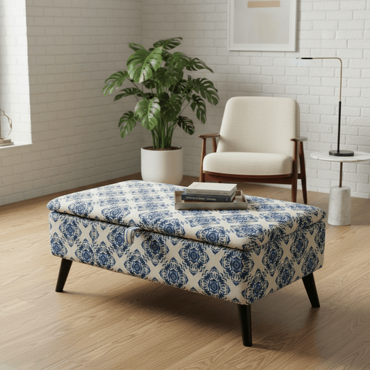 Modern Hallway Seating Stool with Hidden Storage – Multi - Purpose Ottoman & Footstool - ISTOOLS