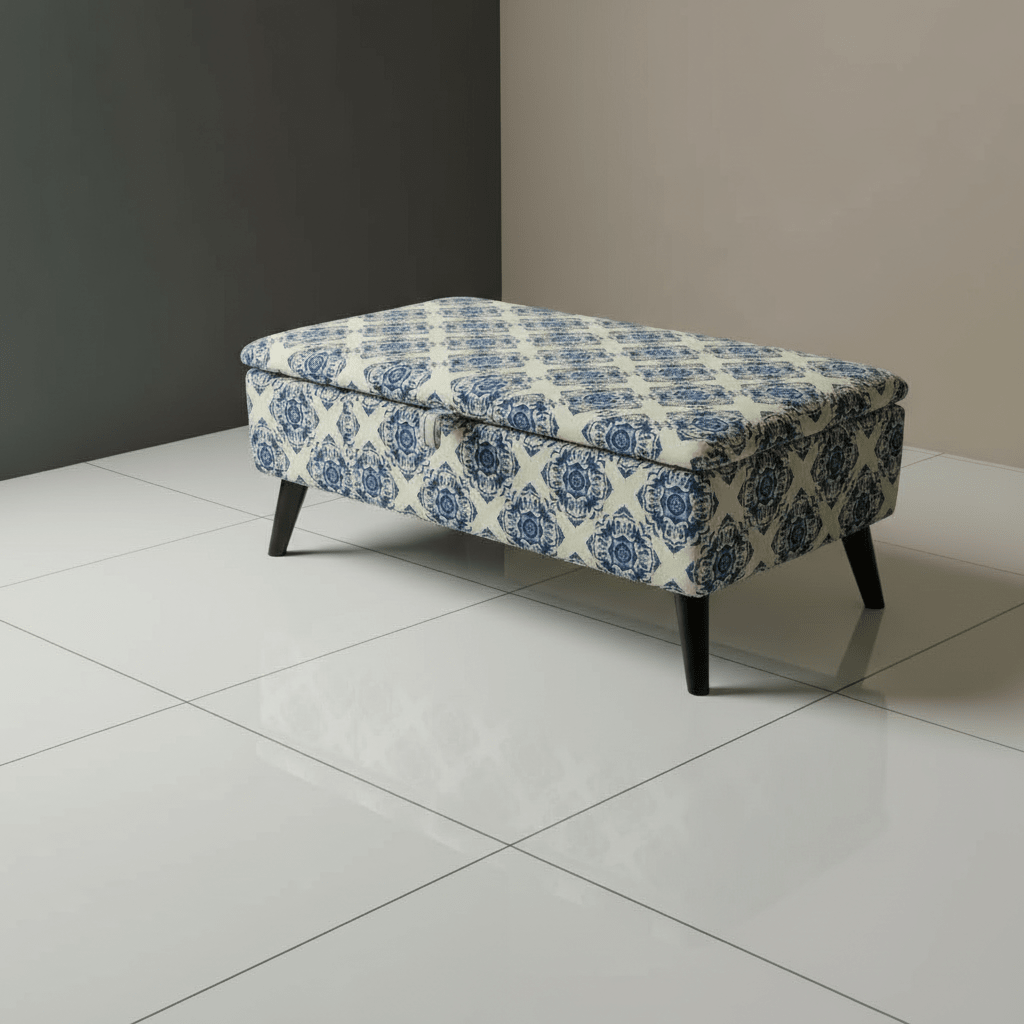 Modern Hallway Seating Stool with Hidden Storage – Multi - Purpose Ottoman & Footstool - ISTOOLS