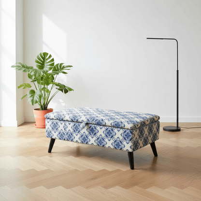 Modern Hallway Seating Stool with Hidden Storage – Multi - Purpose Ottoman & Footstool - ISTOOLS