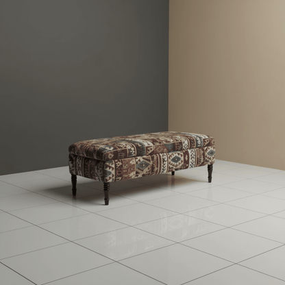 Modern Lounge Ottoman Bench Artistic Fabric Style - ISTOOLS