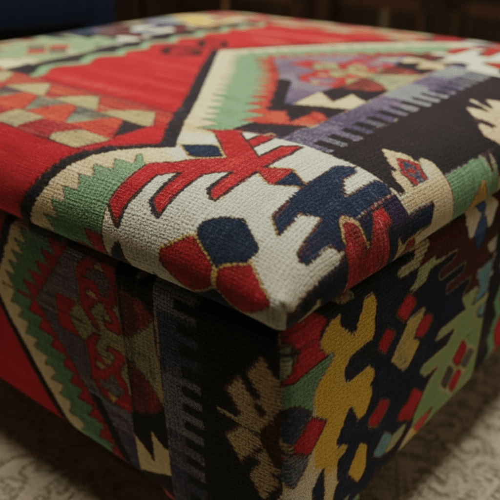 Modern Lounge Storage Box Premium Minimalist Fabric UK - ISTOOLS