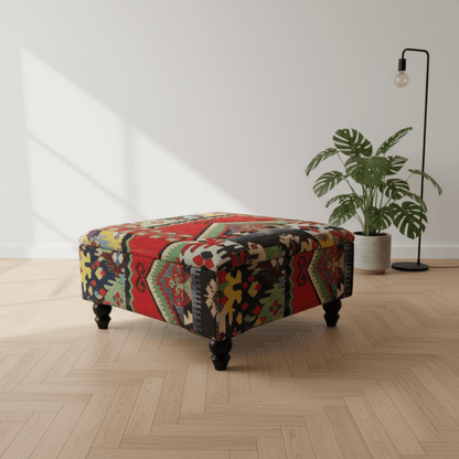 Modern Lounge Storage Box Premium Minimalist Fabric UK - ISTOOLS