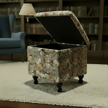 Modern Nursery Toy Box & Seating Cube – Storage Ottoman for Kids Room UK - ISTOOLS