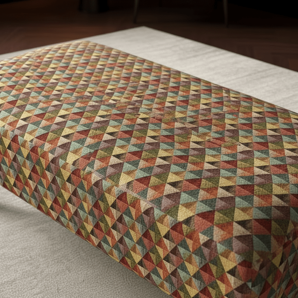 Modern Rectangular Non - Storage Ottoman Seating Stool for UK Homes - ISTOOLS