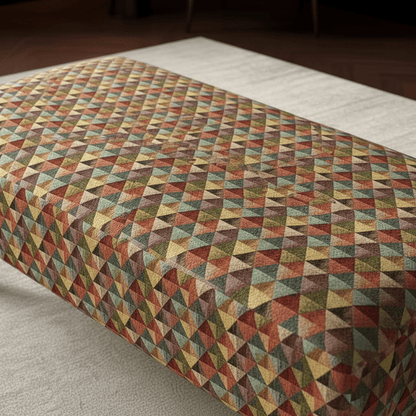 Modern Rectangular Non - Storage Ottoman Seating Stool for UK Homes - ISTOOLS