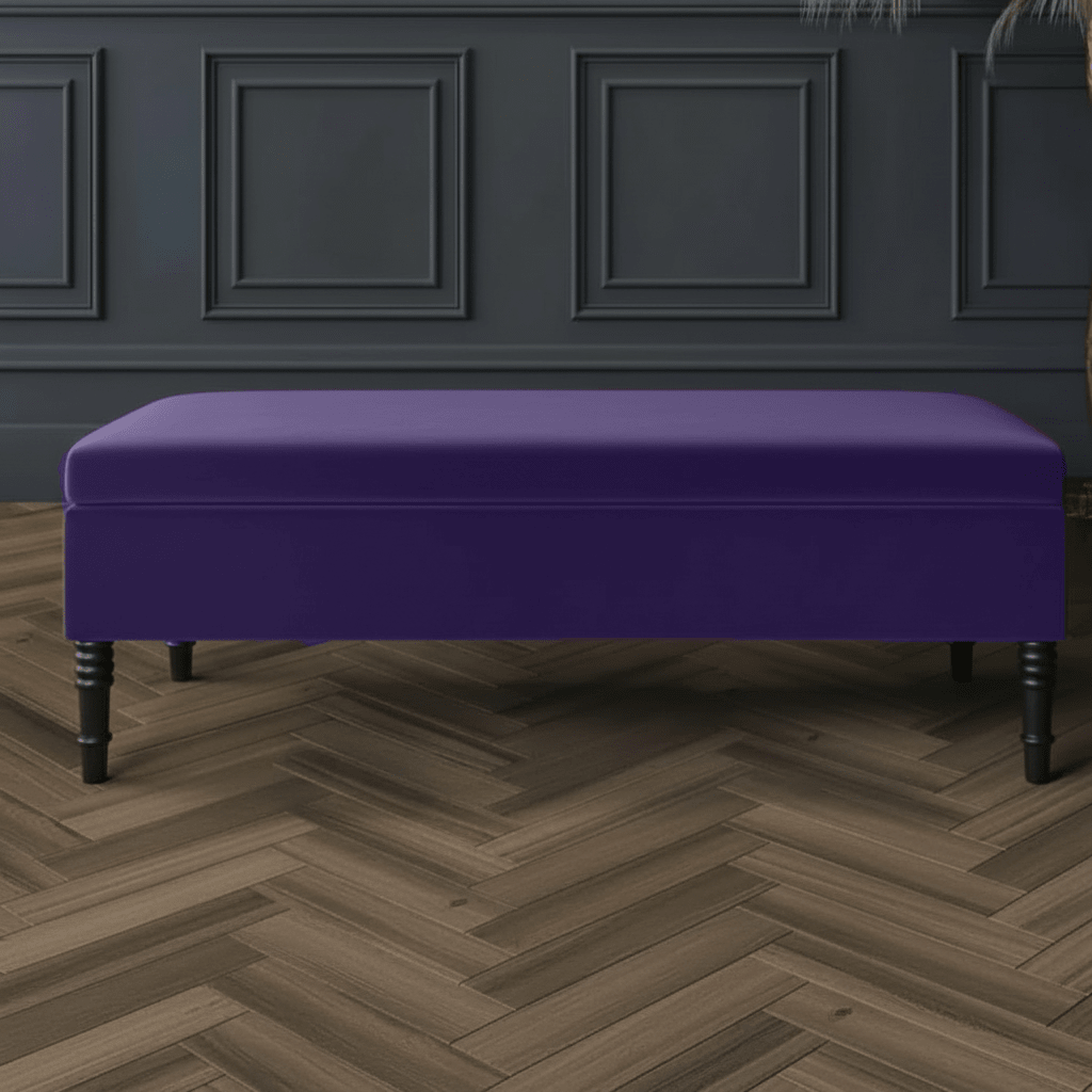 Modern Smooth Lid Storage Bench Premium Minimalist Style - ISTOOLS
