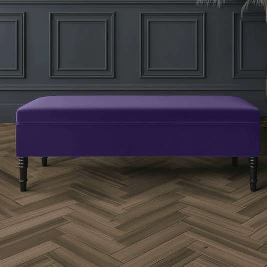 Modern Smooth Lid Storage Bench Premium Minimalist Style - ISTOOLS
