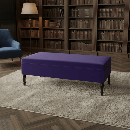 Modern Smooth Lid Storage Bench Premium Minimalist Style - ISTOOLS