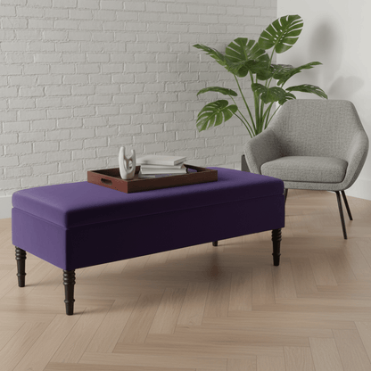 Modern Smooth Lid Storage Bench Premium Minimalist Style - ISTOOLS