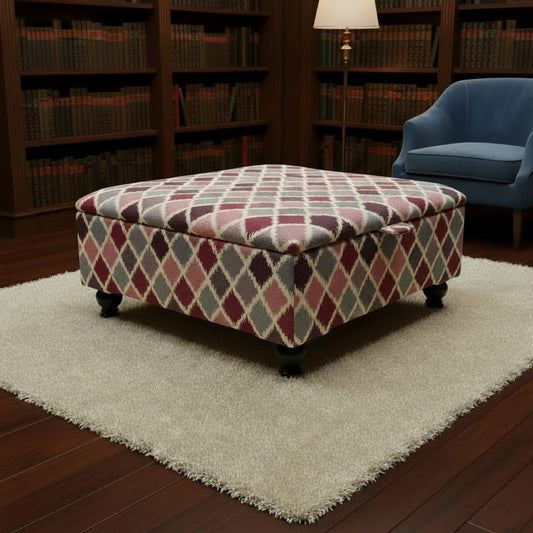 Multi - purpose Ottoman Square Footrest for Family Rooms – Stylish & Functional - ISTOOLS