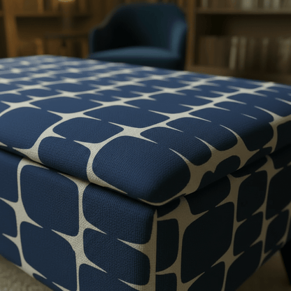 Multi - Purpose Ottoman Storage Bench – Footstool Pouffe for Lounge with Hidden Storage - ISTOOLS