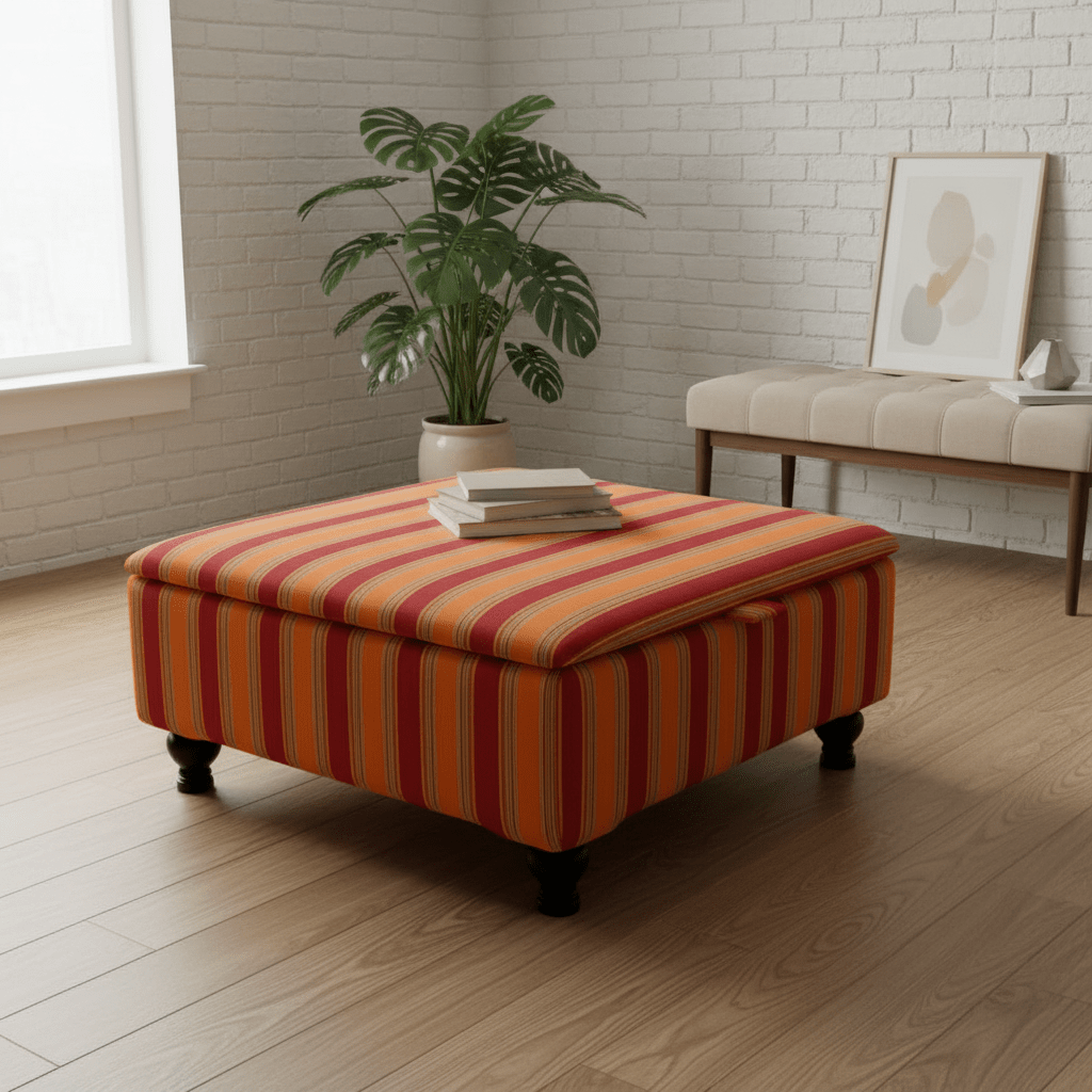 Multi - Purpose Storage Cube – Handcrafted UK Furniture with Designer Pattern & Deep Storage - ISTOOLS