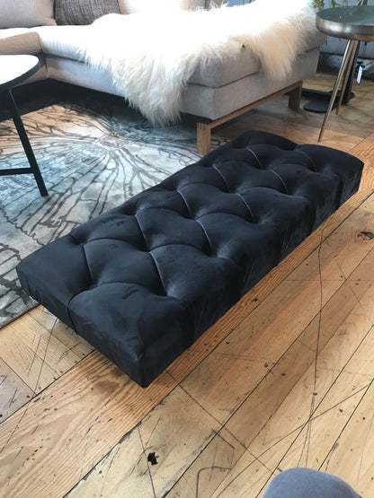 Non storage Chesterfield Footstool Bench, Pouffe footrest - ISTOOLS