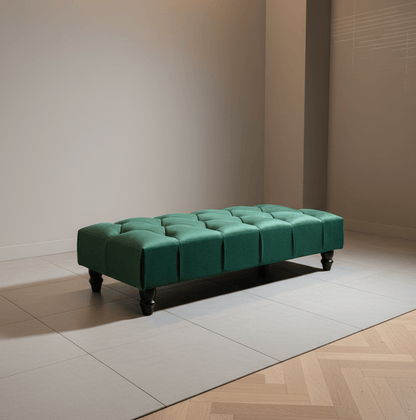 Non storage Chesterfield Footstool Bench, Pouffe footrest - ISTOOLS