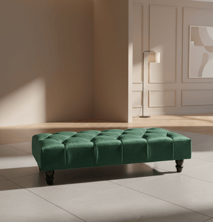 Non storage Chesterfield Footstool Bench, Pouffe footrest - ISTOOLS