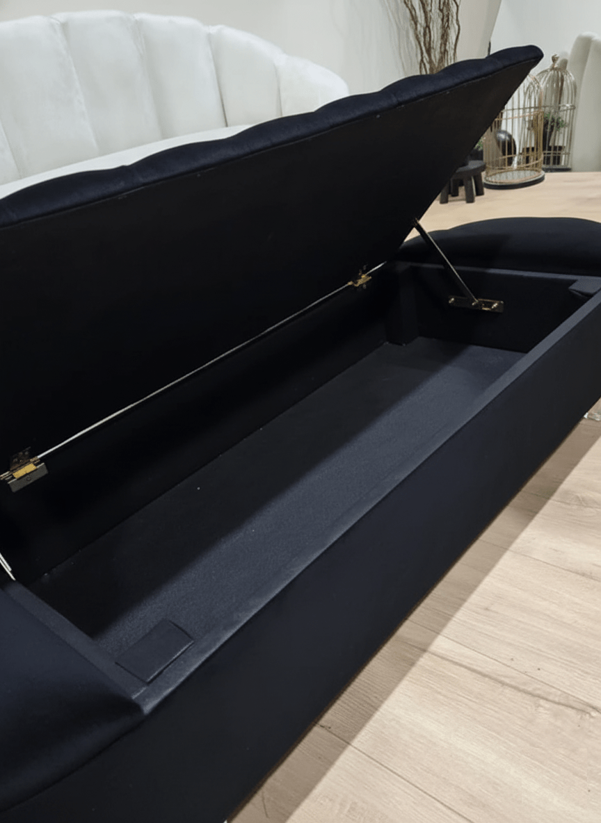 Olivia Coffee Table Bench - lid panel lid storage Footstool seat - ISTOOLS