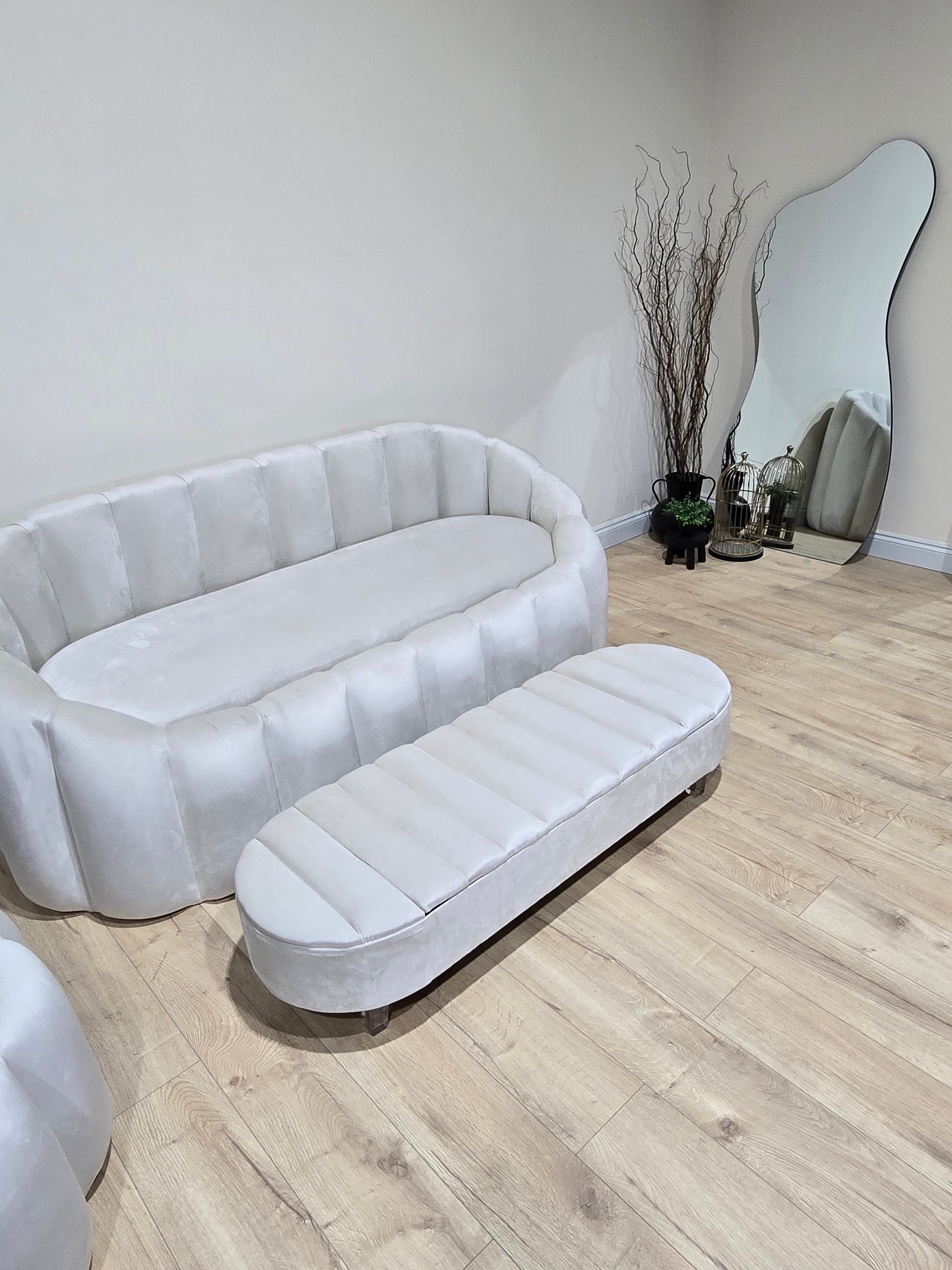 Olivia Coffee Table Bench - lid panel lid storage Footstool seat - ISTOOLS