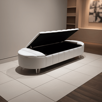 Olivia Coffee Table Bench - lid panel lid storage Footstool seat - ISTOOLS