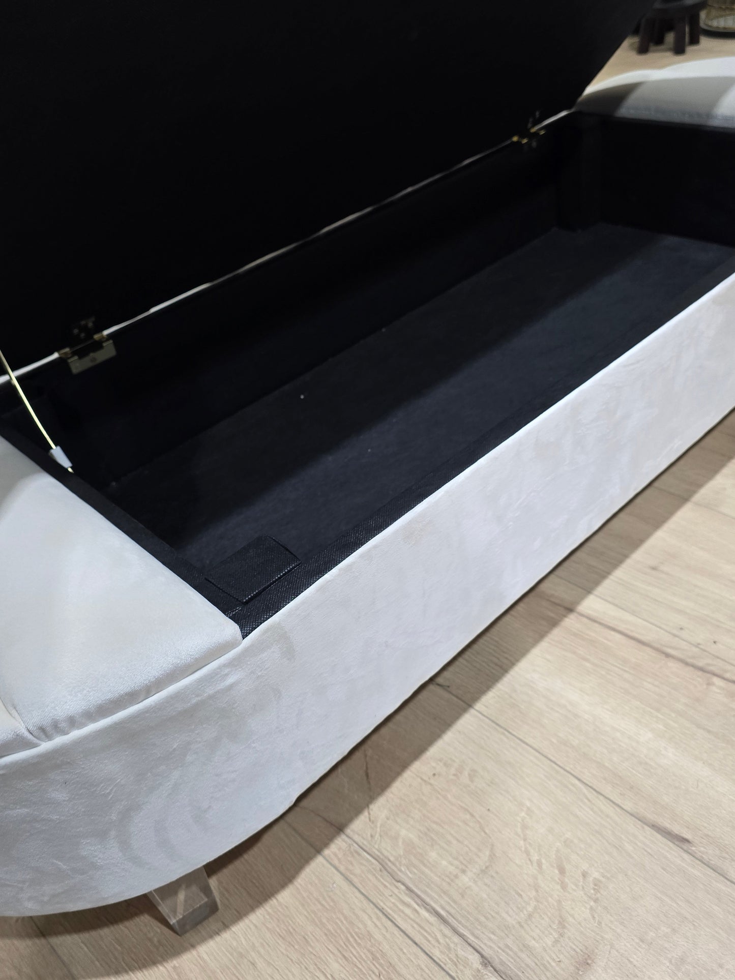 Olivia Coffee Table Bench - lid panel lid storage Footstool seat - ISTOOLS