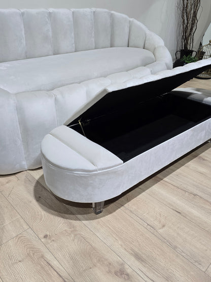 Olivia Coffee Table Bench - lid panel lid storage Footstool seat - ISTOOLS