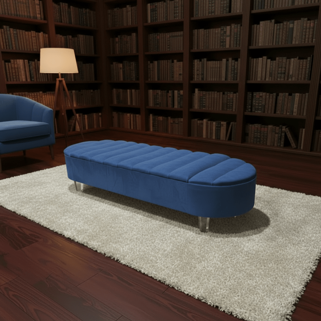 Olivia Storage Ottoman Coffee Table Bench – UK Handmade Multi - Functional Seat - ISTOOLS
