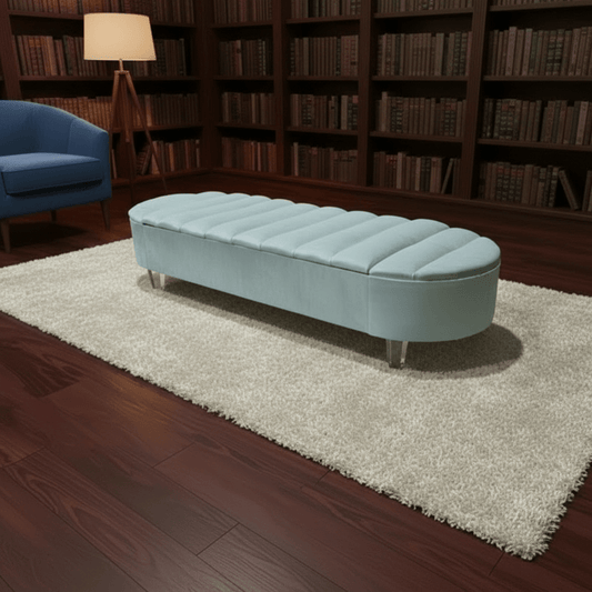 Olivia Storage Ottoman Coffee Table Bench – UK Handmade Multi - Functional Seat - ISTOOLS