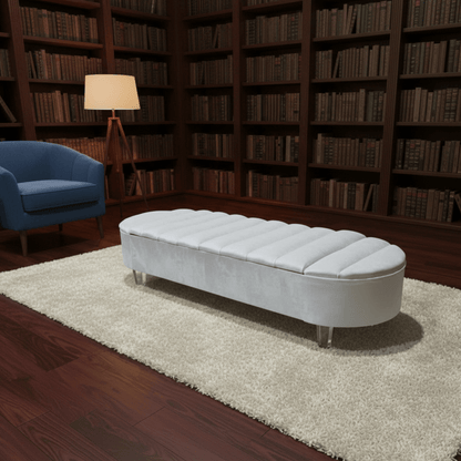 Olivia Storage Ottoman Coffee Table Bench – UK Handmade Multi - Functional Seat - ISTOOLS