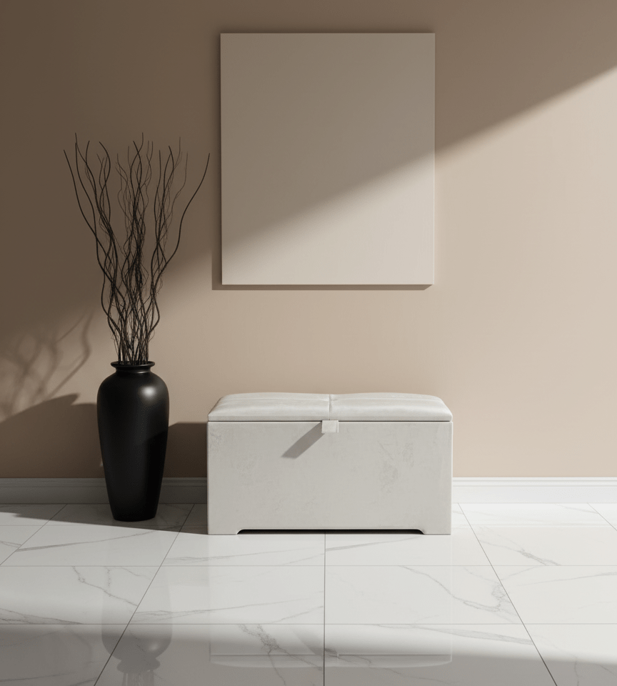 Ottoman deep bedroom storage box bench seat - ISTOOLS