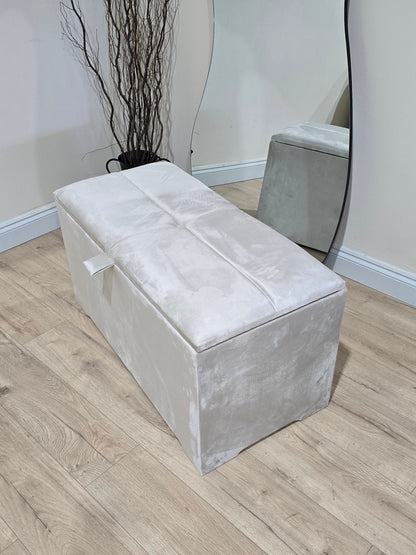 Ottoman deep bedroom storage box bench seat - ISTOOLS