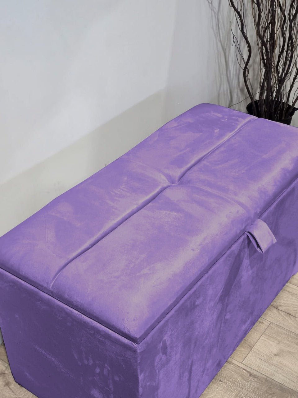 Ottoman deep bedroom storage box bench seat - ISTOOLS