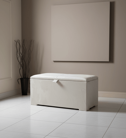 Ottoman deep bedroom storage box bench seat - ISTOOLS