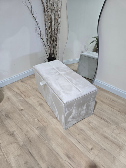 Ottoman deep bedroom storage box bench seat - ISTOOLS