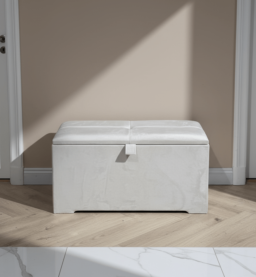 Ottoman deep bedroom storage box bench seat - ISTOOLS