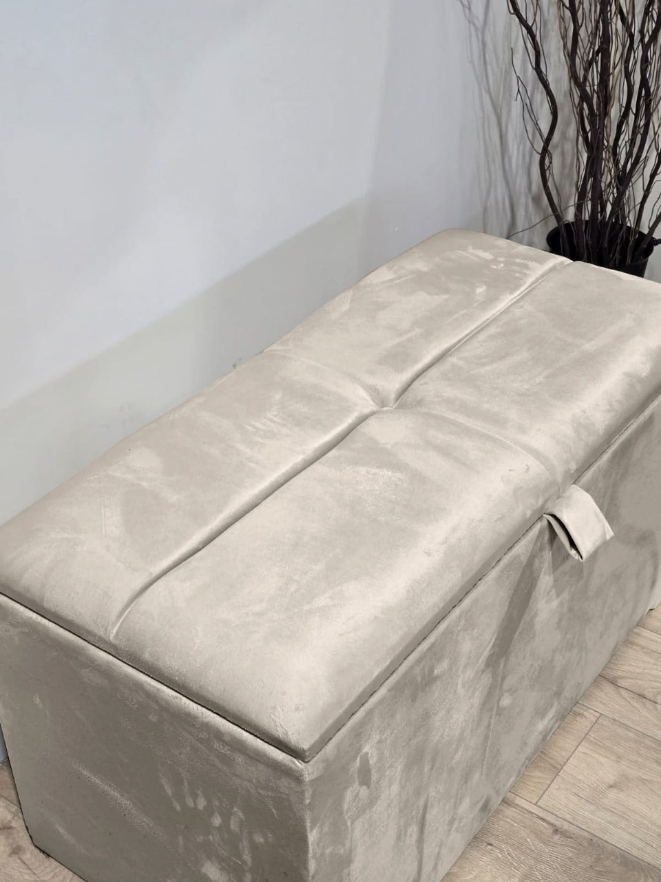 Ottoman deep bedroom storage box bench seat - ISTOOLS