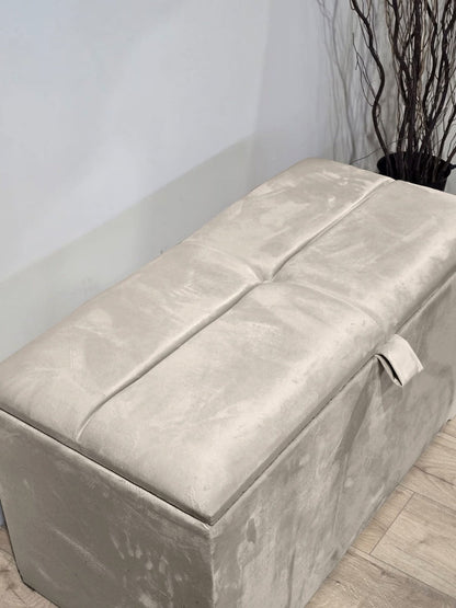 Ottoman deep bedroom storage box bench seat - ISTOOLS
