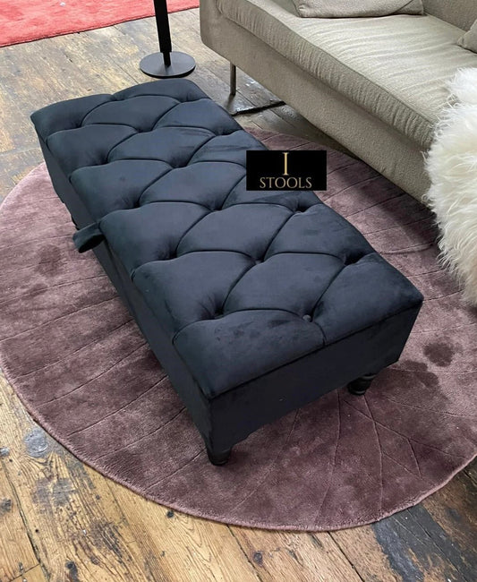 Ottoman storage chesterfield castor legs - ISTOOLS