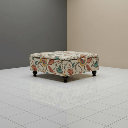Oversized Blanket Box Ottoman Storage – Large Square Coffee Table Footstool UK | istools - ISTOOLS