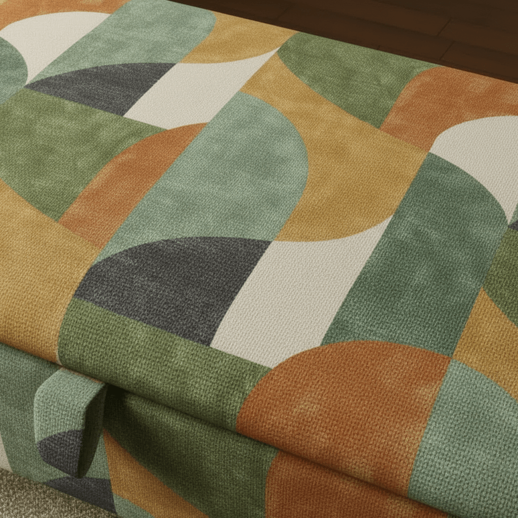 Painterly Rectangular Storage Ottoman – Designer Accent Furniture - ISTOOLS