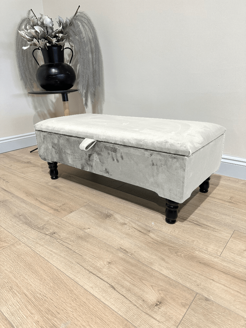 Plain lid | storage coffee table | Ottoman Storage Bench seat - ISTOOLS
