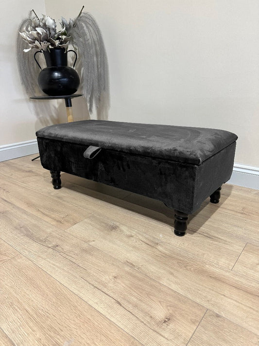 Plain lid | storage coffee table | Ottoman Storage Bench seat - ISTOOLS