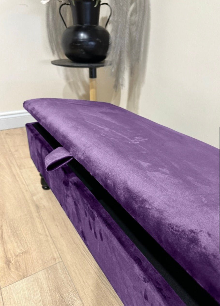 Plain lid | storage coffee table | Ottoman Storage Bench seat - ISTOOLS