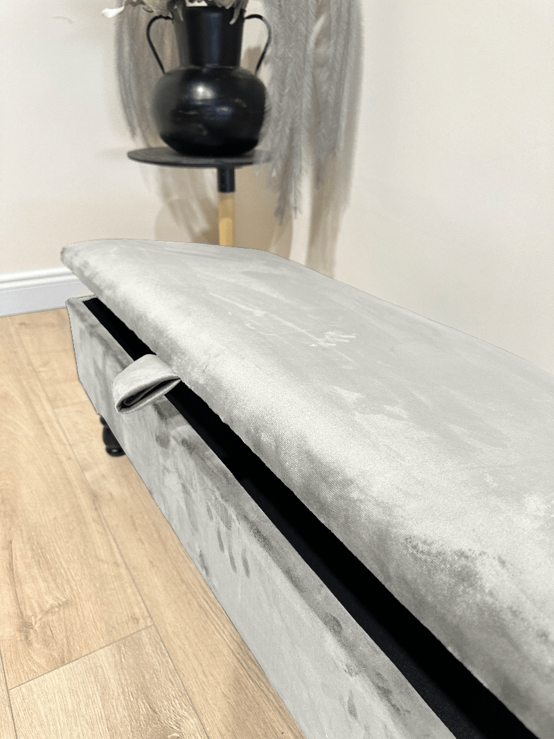 Plain lid | storage coffee table | Ottoman Storage Bench seat - ISTOOLS